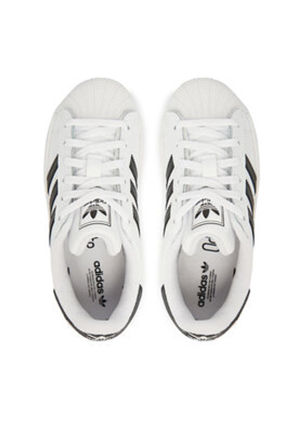 Adidas - adidas Sneakersy Superstar II JH9980 Biały. Kolor: biały. Materiał: skóra. Model: Adidas Superstar