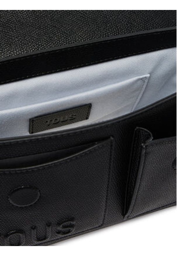 Tous - TOUS Torebka Back To Basics 2002381551 Czarny. Kolor: czarny. Materiał: skórzane