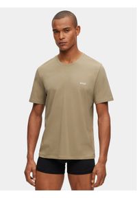 BOSS - Boss T-Shirt 50469605 Zielony Regular Fit. Kolor: zielony. Materiał: bawełna