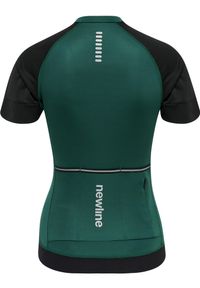 NewLine - Damski dżersej z pełnym zamkiem błyskawicznym Newline Core. Kolor: zielony. Materiał: jersey. Sport: kolarstwo