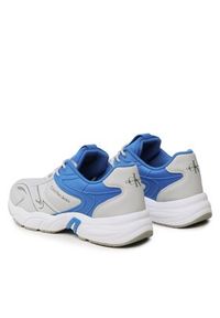 Calvin Klein Jeans Sneakersy Retro Tennis High/Low Frequency YM0YM00637 Szary. Kolor: szary. Materiał: skóra
