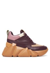 United Nude Sneakersy Space Kick Max 1065691216 Bordowy. Kolor: czerwony. Materiał: skóra