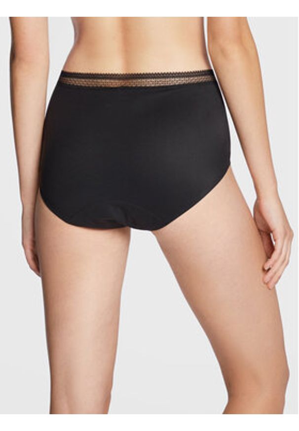 Chantelle Majtki menstruacyjne Period C16L70 Czarny. Kolor: czarny. Materiał: syntetyk