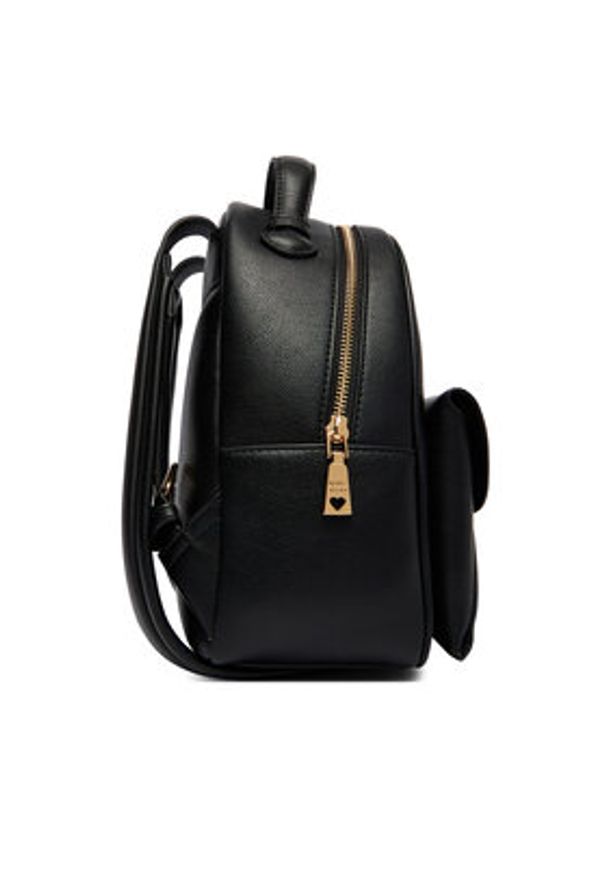 Love Moschino - LOVE MOSCHINO Plecak JC4137PP1OLQ0000 Czarny. Kolor: czarny. Materiał: skóra