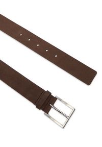 Hugo - HUGO Pasek Męski 50497455 Brązowy. Kolor: brązowy. Materiał: skóra, zamsz #2