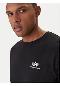 Alpha Industries T-Shirt Basic 188505 Czarny Regular Fit. Kolor: czarny. Materiał: bawełna #5