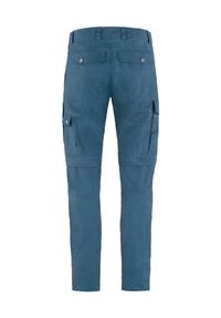 Fjällräven - Spodnie turystyczne męskie Fjallraven Karl Pro Zip-off Trousers. Kolor: niebieski