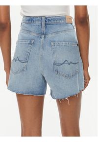 Pepe Jeans Szorty jeansowe A-Line Short Uhw PL801112RH3 Niebieski Slim Fit. Kolor: niebieski. Materiał: bawełna #3