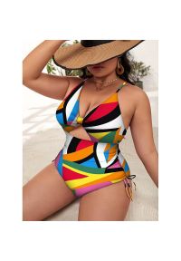 Intica - Kostium kąpielowy jednoczęściowy z wycięciem na lato Sadika. Kolor: wielokolorowy. Materiał: tkanina, materiał