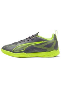 Puma - Buty piłkarskie dziecięce PUMA Ultra 5 Play IT Jr matte aged alert/puma aged. Kolor: szary. Sport: piłka nożna