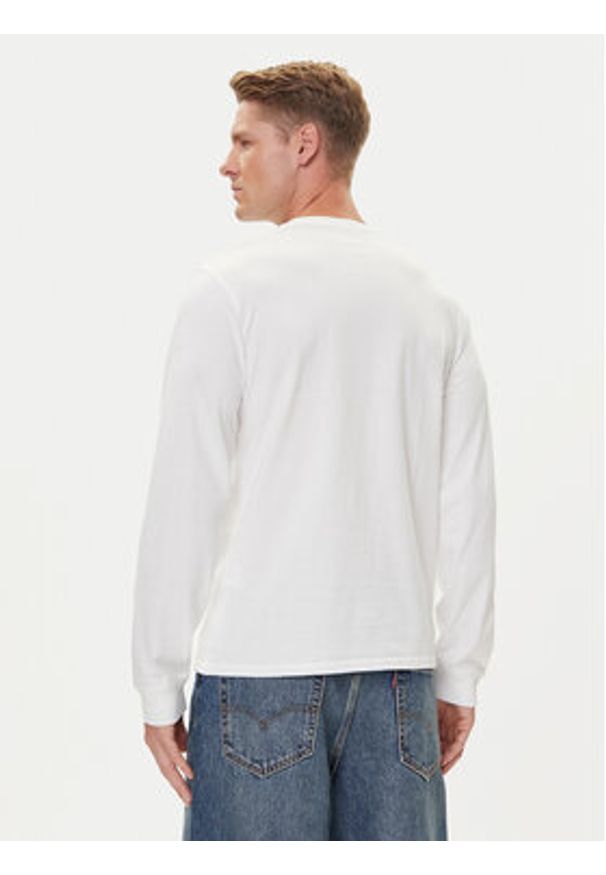 Levi's® Longsleeve Original Logo Tee 72848-0000 Biały Regular Fit. Kolor: biały. Materiał: bawełna. Długość rękawa: długi rękaw