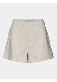 Vero Moda Szorty materiałowe Florence 10306692 Écru Regular Fit. Materiał: syntetyk, wiskoza #5