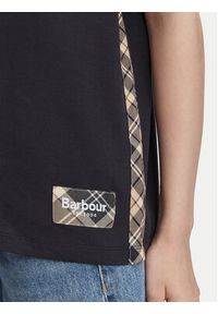 Barbour T-Shirt Fawne LML0938NY99 Granatowy Regular Fit. Kolor: niebieski. Materiał: bawełna #4