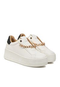 DeeZee Sneakersy AM25231-B Biały. Kolor: biały. Materiał: skóra #5