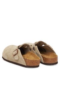 Birkenstock Klapki Boston Kids 1027875 Beżowy. Kolor: beżowy. Materiał: zamsz, skóra #4