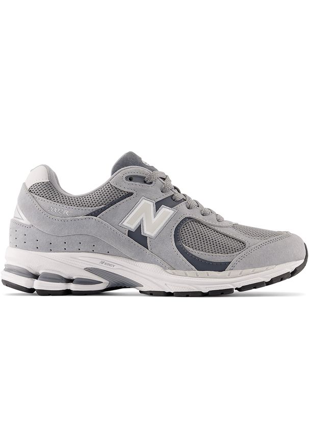 Buty unisex New Balance M2002RST – szare. Kolor: szary. Materiał: guma, skóra, materiał, syntetyk. Szerokość cholewki: normalna. Sport: turystyka piesza