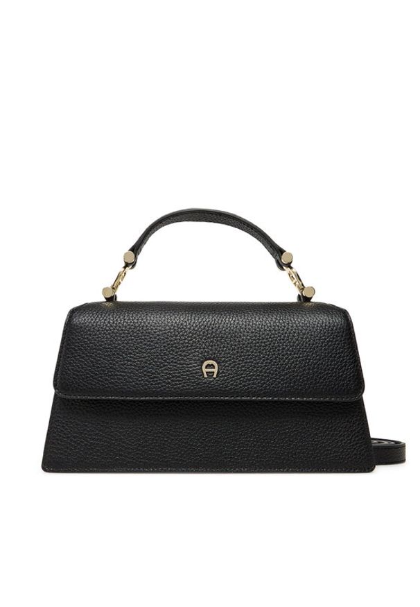 Aigner Torebka Delia S 132985 Czarny. Kolor: czarny. Materiał: skórzane