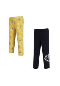 Regatta - Dziecięce Legginsy Peppa Set. Kolor: niebieski, wielokolorowy, żółty