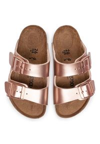 Birkenstock Klapki Arizona Kids 1012478 M Różowy. Kolor: różowy. Materiał: skóra #6