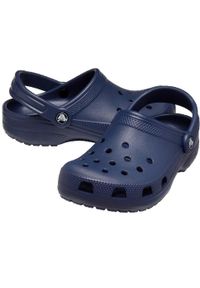 Klapki dziecięce Crocs Classic Clog T. Kolor: niebieski. Materiał: syntetyk. Styl: sportowy
