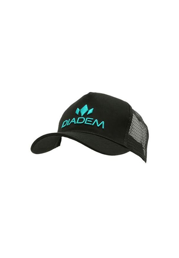 DIADEM - Czapka tenisowa Diadem Snapback Trucker czarna. Kolor: czarny