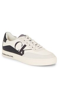 Calvin Klein Jeans Sneakersy Classic Cupsole Laceup Mix Lth YM0YM00713 Biały. Kolor: biały #2