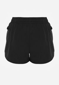 Renee - Czarne Szorty w Sportowym Stylu z Siateczką i Podszewką Elishka. Okazja: na co dzień, na spacer. Kolor: czarny. Styl: sportowy #7