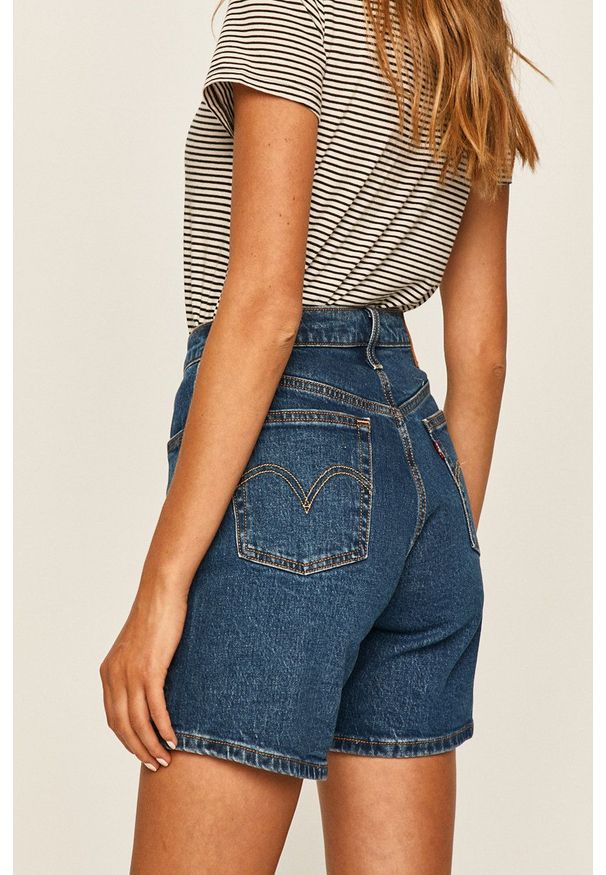 Levi's® - Levi's - Szorty jeansowe 501. Okazja: na spotkanie biznesowe, na co dzień. Kolor: niebieski. Materiał: jeans. Styl: casual, biznesowy