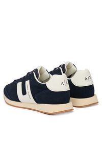 Armani Exchange Sneakersy XM002689 AF17447 UZ048 Granatowy. Kolor: niebieski. Materiał: zamsz, skóra #4