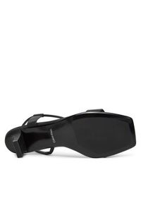 Calvin Klein Sandały Heel Sandal 50 Squared Lth HW0HW02534 Czarny. Kolor: czarny. Materiał: skóra #4