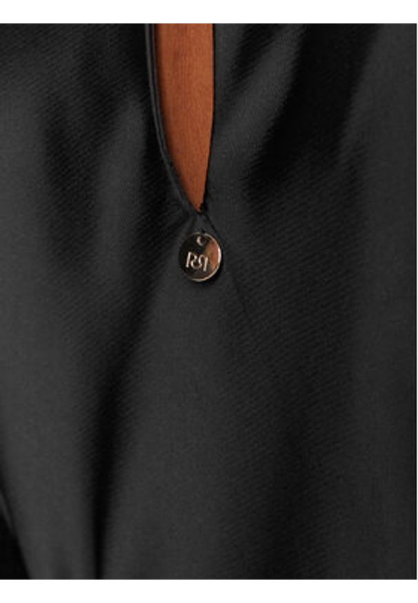 Rinascimento Sukienka koktajlowa CFC0125718003 Czarny Regular Fit. Kolor: czarny. Materiał: syntetyk. Styl: wizytowy