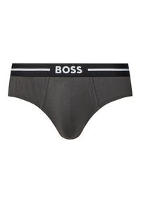 BOSS Komplet 3 par slipów 50531706 Szary. Kolor: szary. Materiał: bawełna