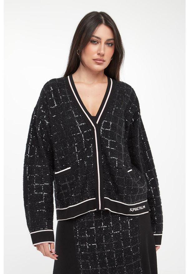 Sportalm - Kardigan damski z wełną SPORTALM. Materiał: wełna