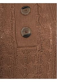 Brave Soul Sweter LK-286MOMPOX Brązowy Regular Fit. Kolor: brązowy. Materiał: wiskoza #3