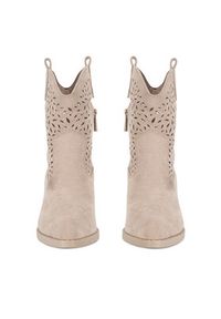 Jenny Fairy Kowbojki WFA2878-1 Beżowy. Kolor: beżowy. Materiał: materiał #3