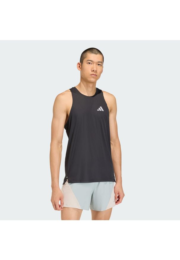 Adidas - adi365Breeze Running Tank. Kolor: czarny. Styl: sportowy
