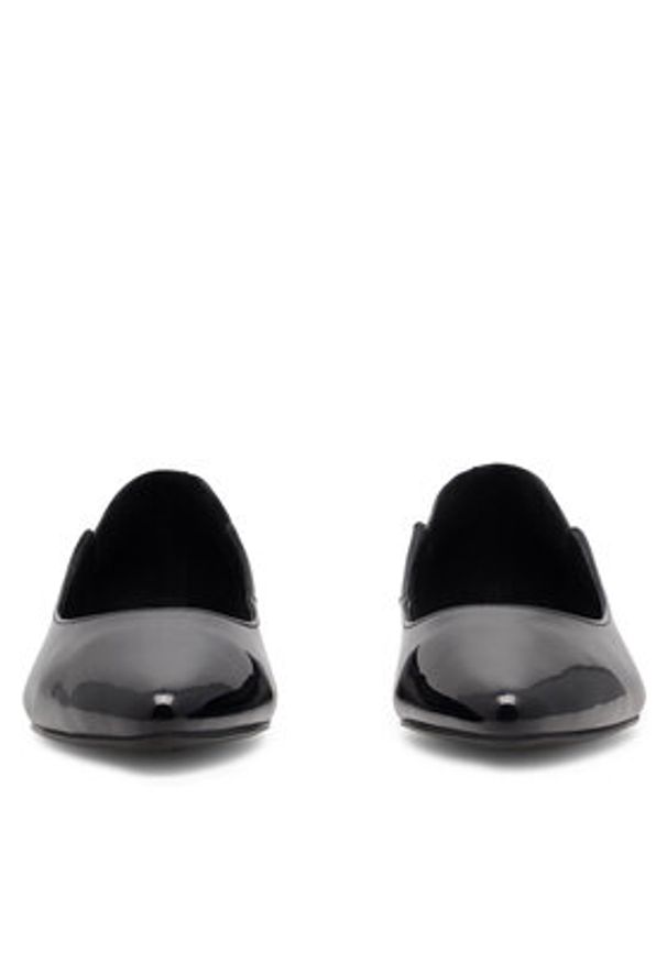 Sergio Bardi Baleriny WFA1572-18Z-SB Czarny. Kolor: czarny. Materiał: lakier, skóra