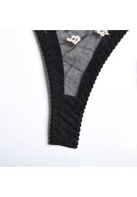 Intica - Komplet bielizny z kwiatowym haftem elegancki i wygodny Changok. Kolor: niebieski. Materiał: tkanina. Wzór: kwiaty, haft #7