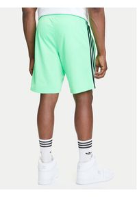Adidas - adidas Szorty sportowe adicolor Firebird JY1340 Zielony Regular Fit. Kolor: zielony. Materiał: syntetyk. Styl: sportowy #5