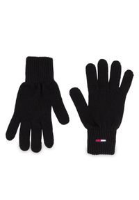Tommy Jeans Rękawiczki Męskie Tjm Flag Gloves AM0AM11734 Czarny. Kolor: czarny. Materiał: syntetyk