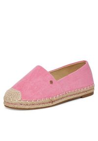 DeeZee Espadryle Q124-1 Różowy. Kolor: różowy. Materiał: materiał #3