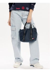 Tommy Jeans Torebka Tjw Ess Daily Mini Tote AW0AW15817 Granatowy. Kolor: niebieski #2