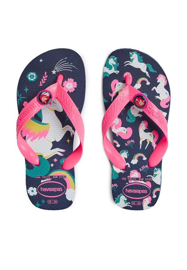 Japonki Havaianas. Wzór: kolorowy