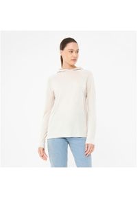 Viking - Logsleeve z kapturem damski VIKING Canby Bamboo. Typ kołnierza: kaptur. Kolor: beżowy. Styl: sportowy. Sport: turystyka piesza #1