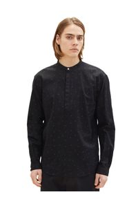Tom Tailor Denim Koszula 1034921 Czarny Regular Fit. Kolor: czarny. Materiał: bawełna, denim