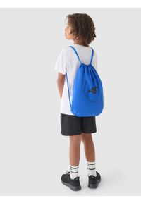 4f - 4F Komplet sportowy szybkoschnący na WF (koszulka+spodenki+worek) chłopięcy - multikolor 158/164 (12-14 lat). Kolor: czarny. Materiał: dzianina. Wzór: nadruk. Sezon: lato. Styl: sportowy #2