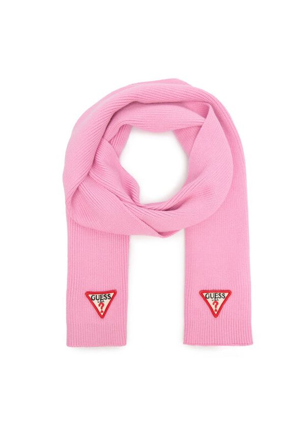 Guess Szalik AW5235 VIS03 Różowy. Kolor: różowy. Materiał: materiał