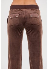 Juicy Couture - JUICY COUTURE Brązowe spodnie Del Ray Pocket Pant. Kolor: brązowy #7
