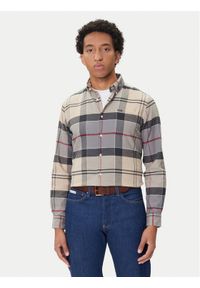 Barbour Koszula Edderton MSH4990TN53 Beżowy Regular Fit. Kolor: beżowy. Materiał: bawełna