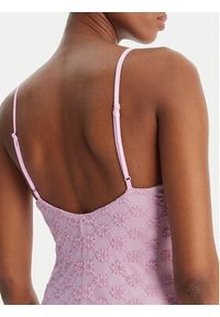 BARDOT - Bardot Sukienka letnia Adoni 57998DB1 Fioletowy Slim Fit. Kolor: fioletowy. Materiał: bawełna, syntetyk. Sezon: lato #4